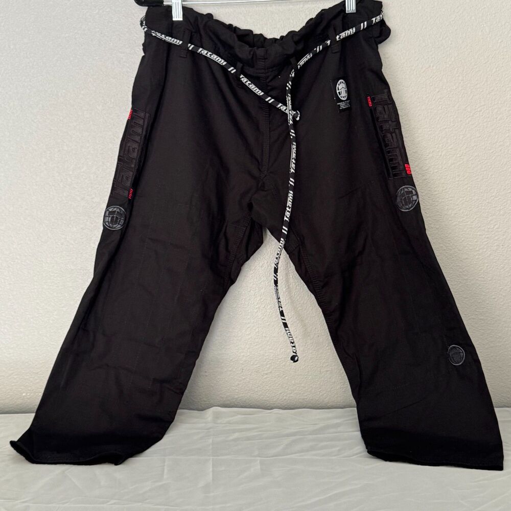 Tatami Fightwear BJJ Gi Pants F2C Black Ripstop Jiu Jitsu Uniform Bottoms
